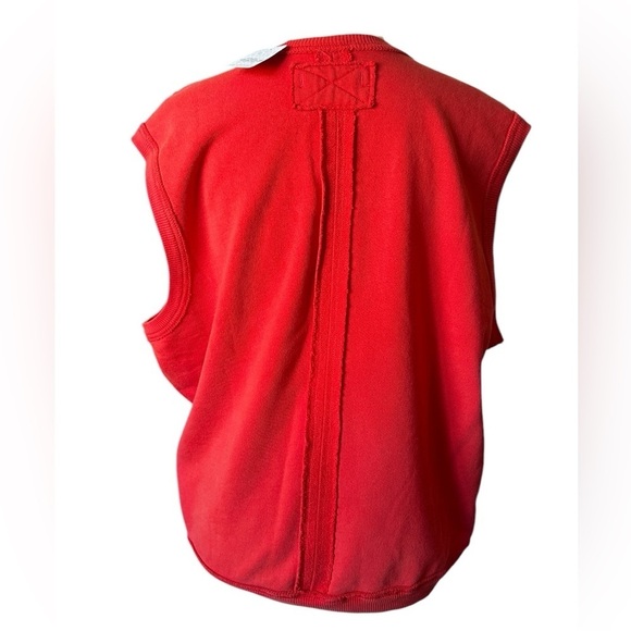 #13 NWT Free People Chase Vest in High Risk Red - Picture 8 of 9